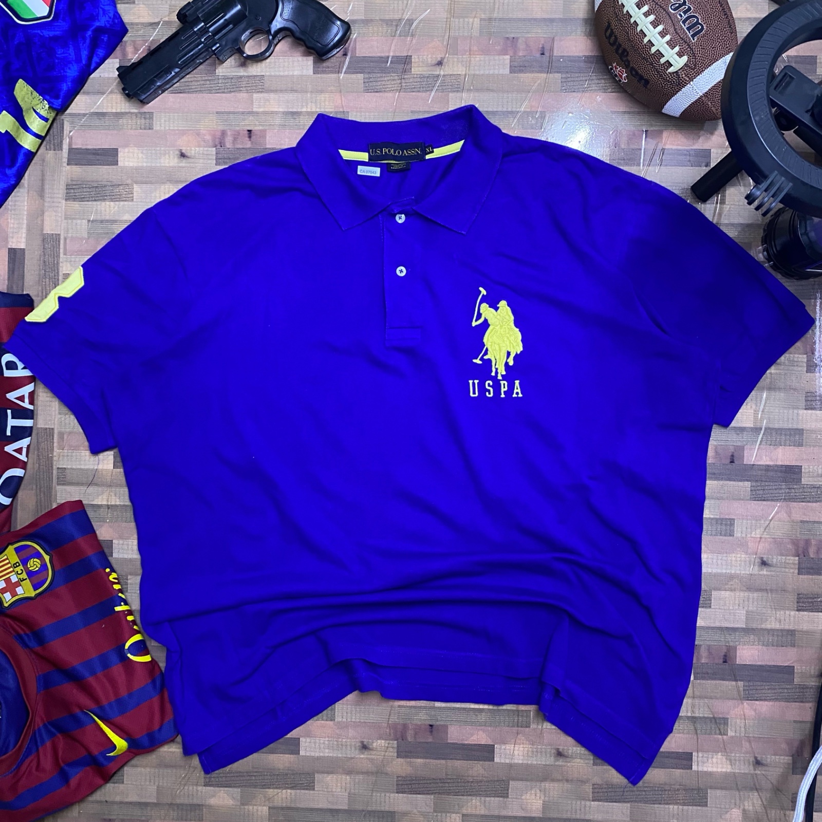 Polo U.S. Polo Assn. Bleu Roi(coupe Boxy)
