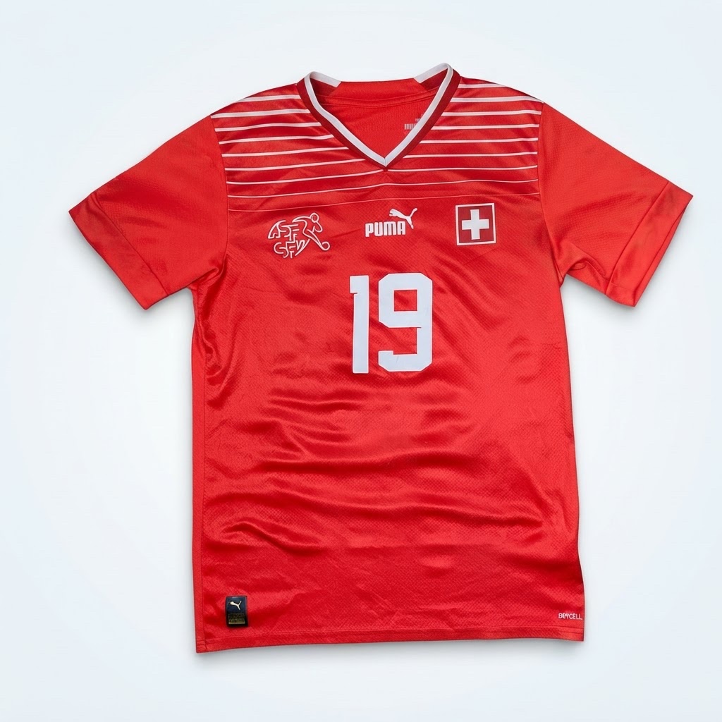 🇨🇭 Maillot Officiel Suisse Puma - Okaford #19 🔥