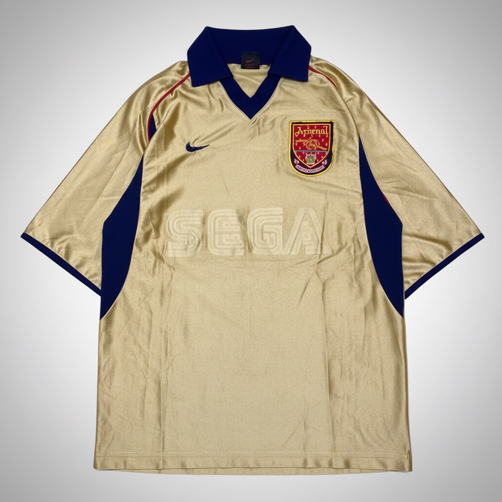 🌟 Maillot Vintage Arsenal FC (Sponsor SEGA) – Rare