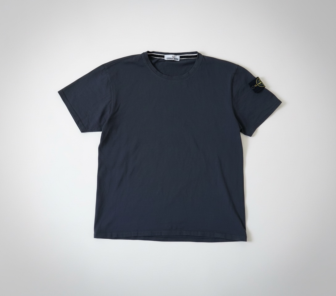 T-shirt Stone Island - Gris Anthracite/Olive