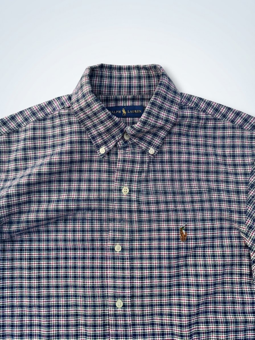 👔 Ralph Lauren – Chemise à Carreaux Chic – Taille S Originale