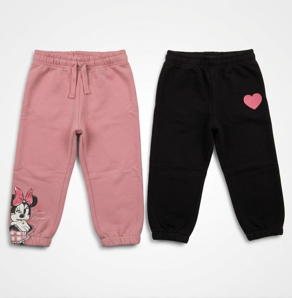 Lot de 2 joggings fille