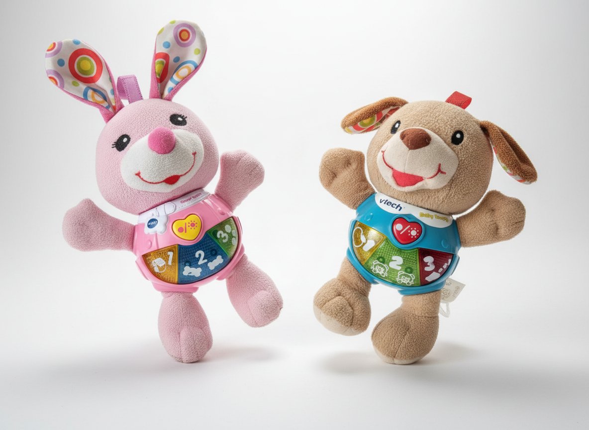 2 peluches Vtech