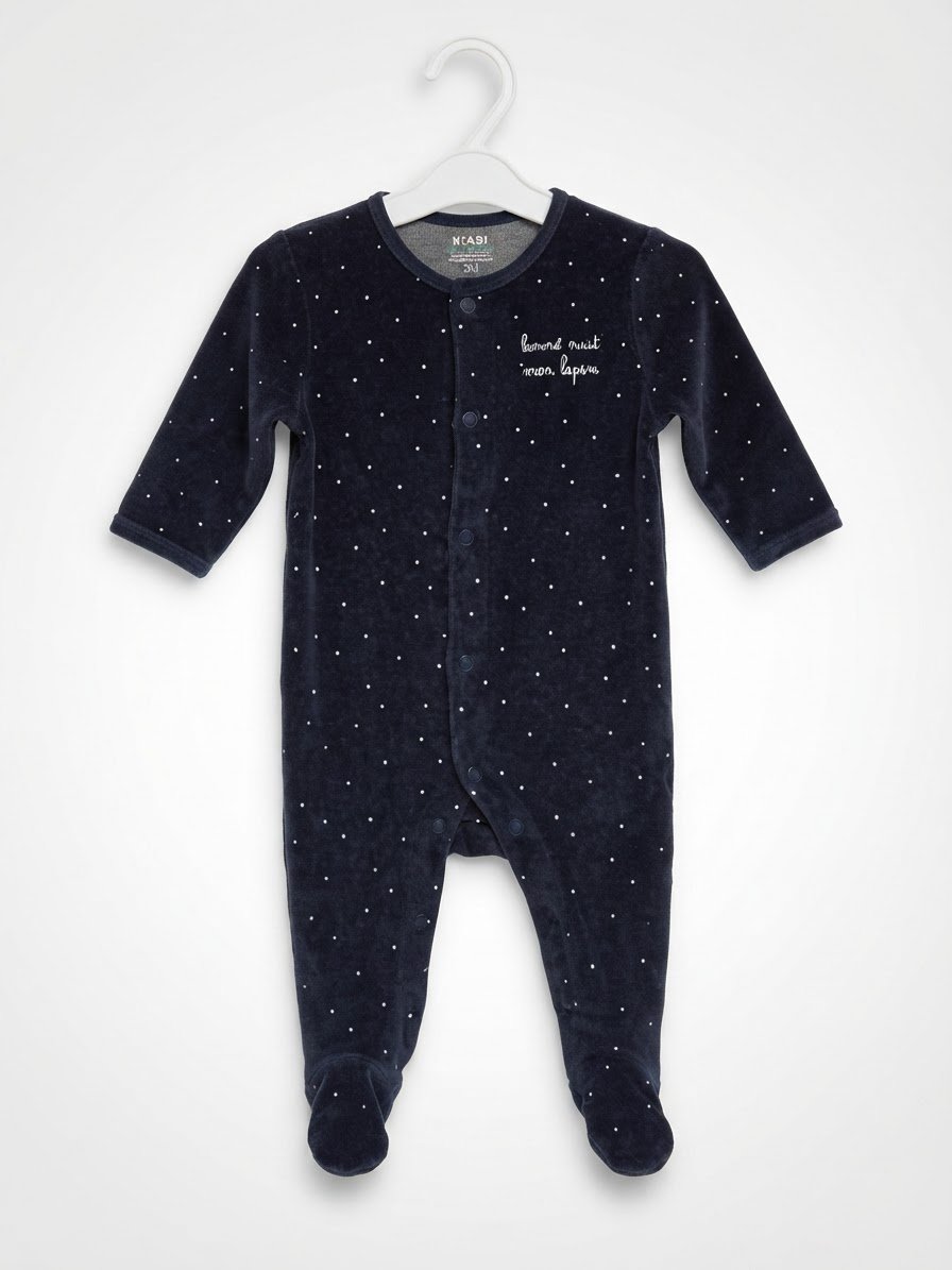 Grenouillère velour 