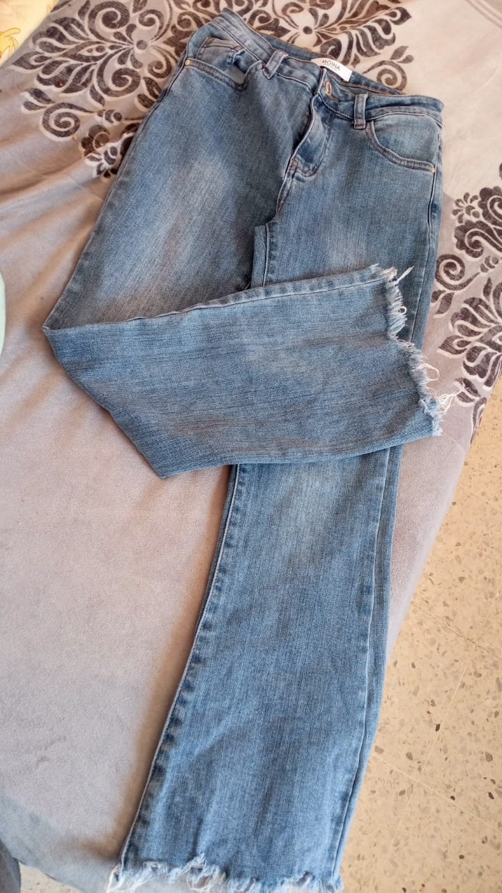 Pontalon flare jeans 