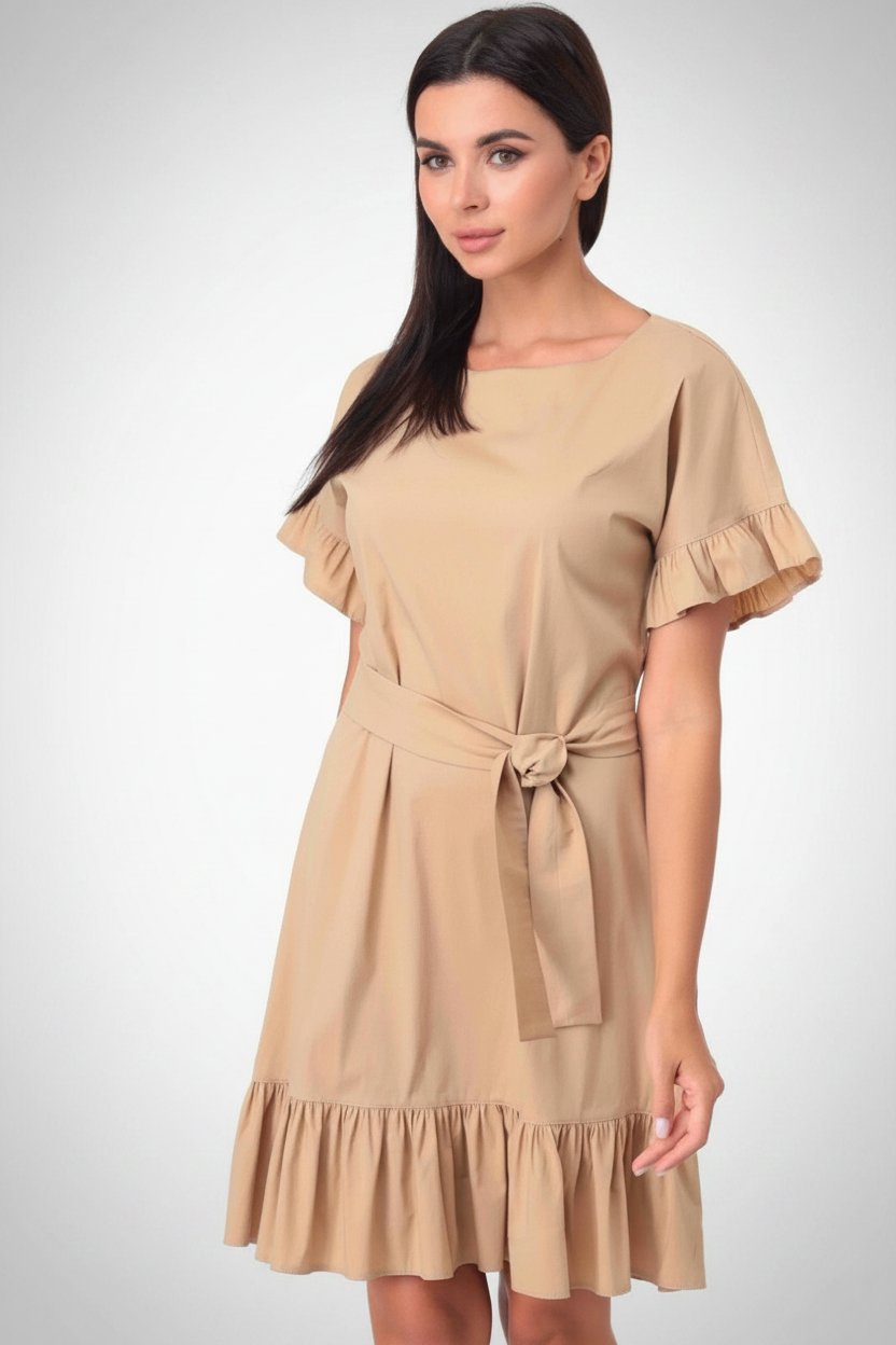 Robe mi-longue taille m