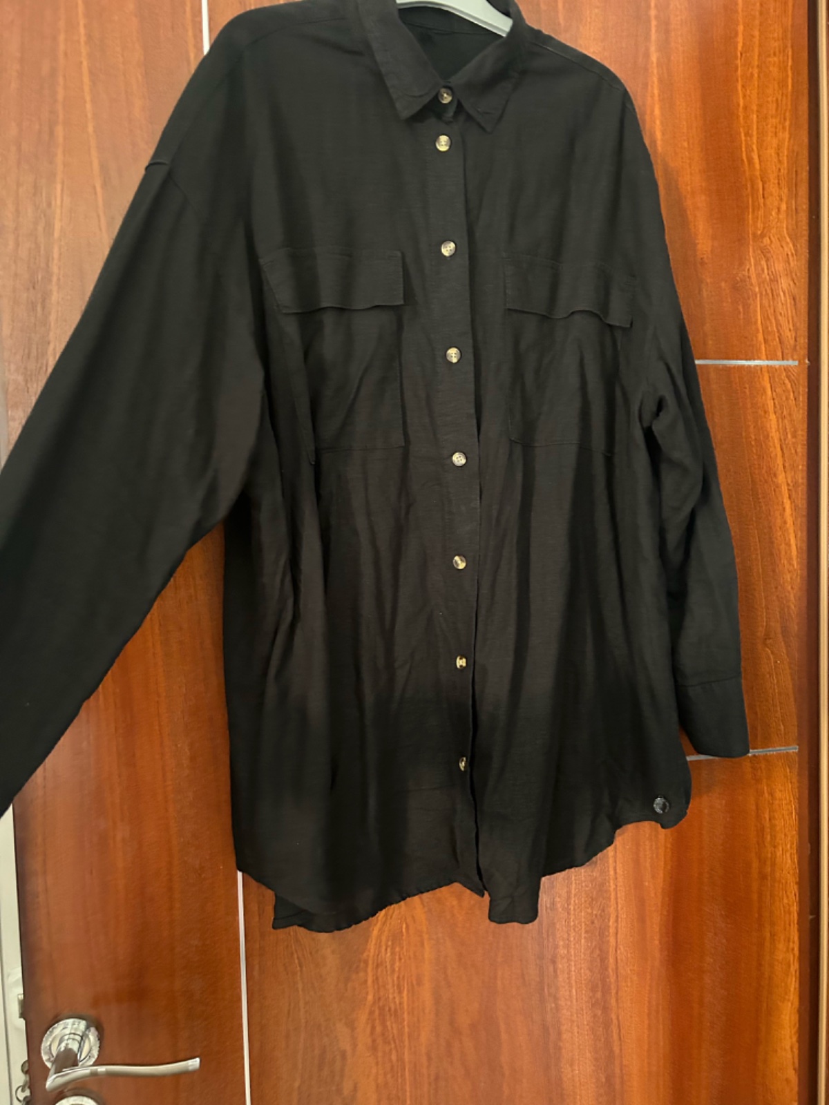 Chemise noir 9amarya 42 44