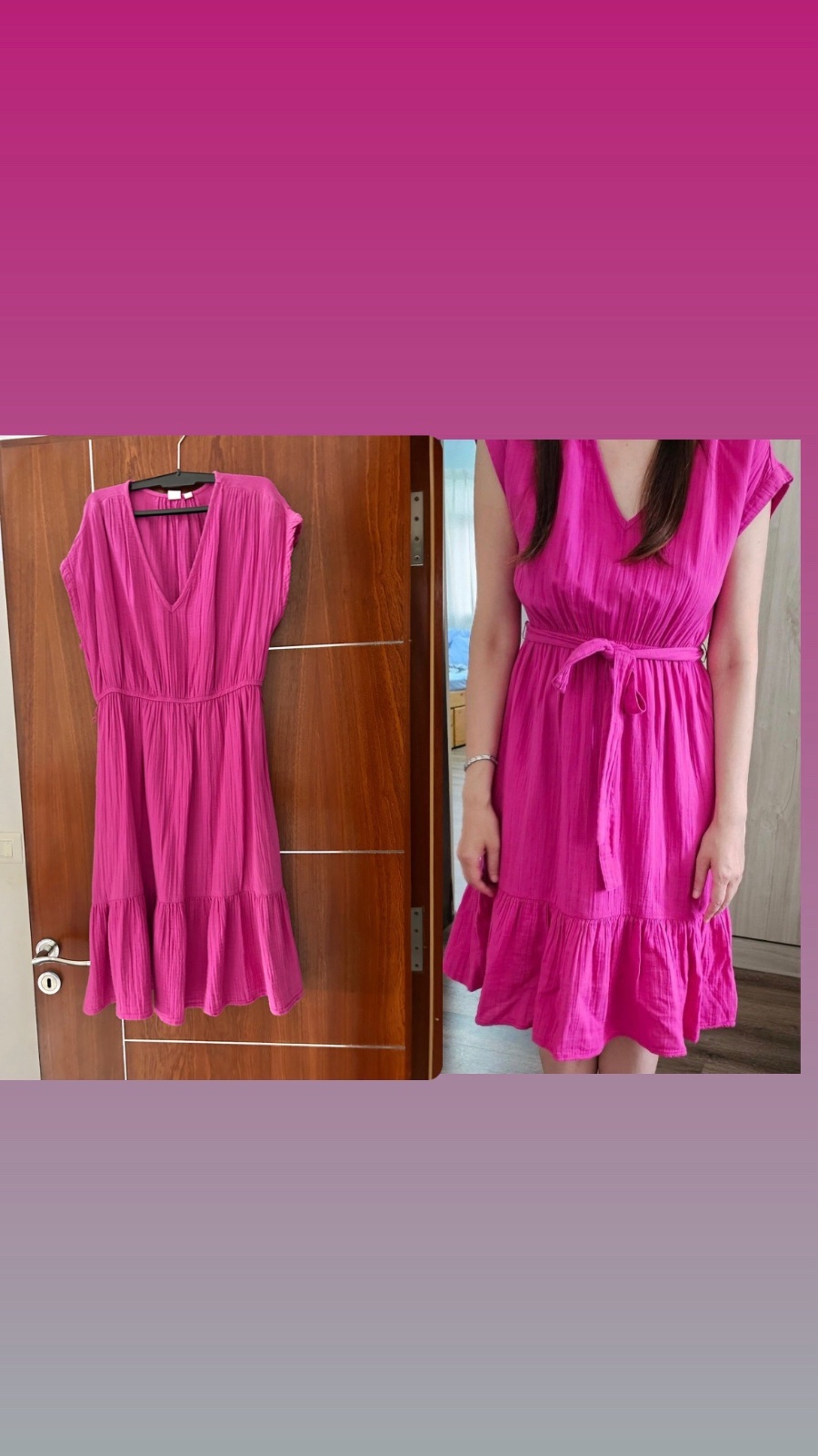 Robe rose fushia de la marque Gap