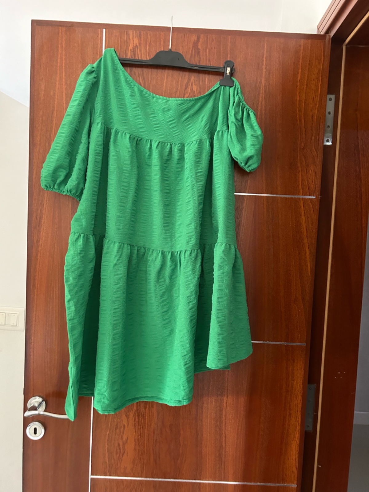 Robe vert oversize 