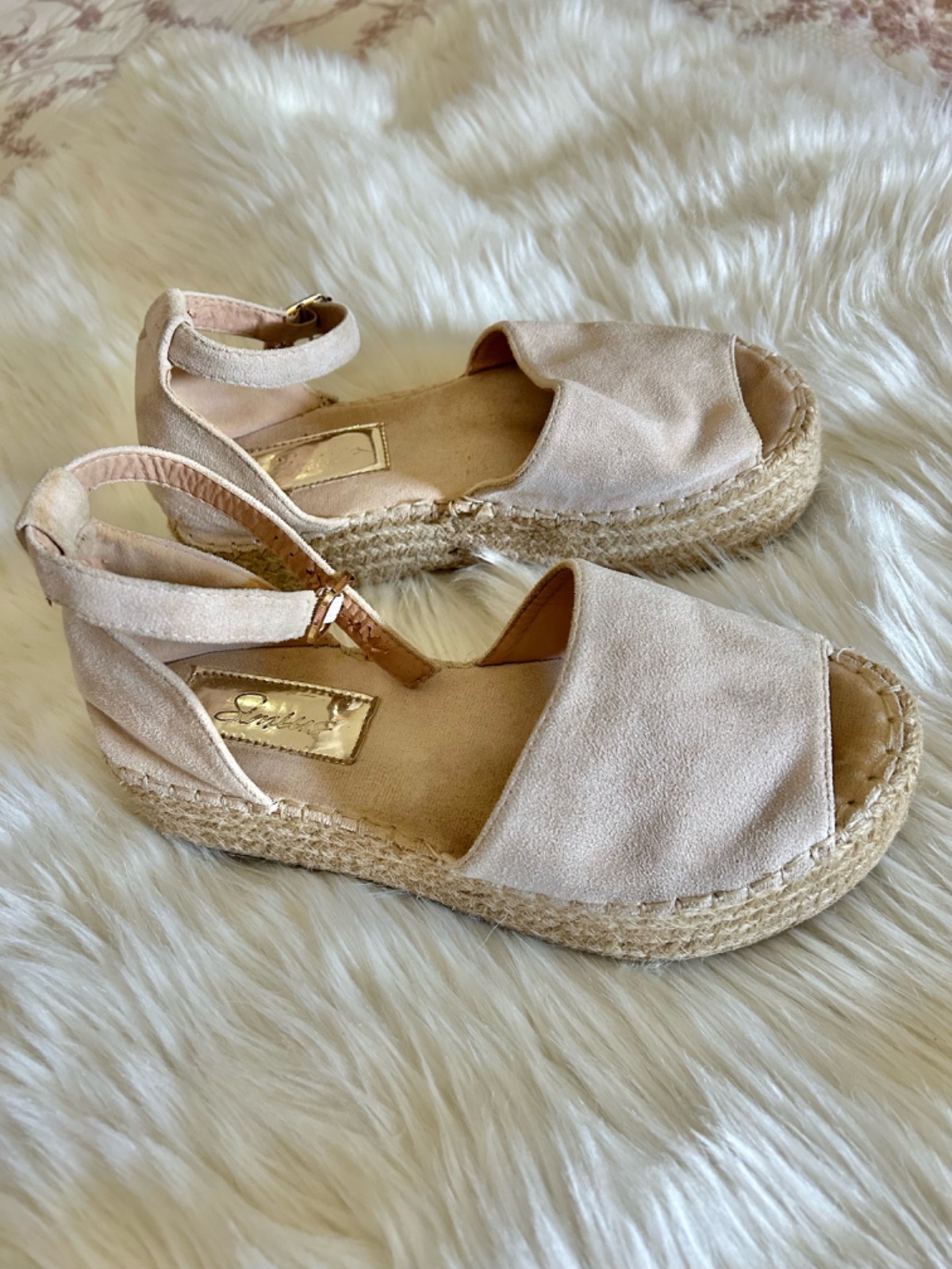 Sandales en dann beige taille 38