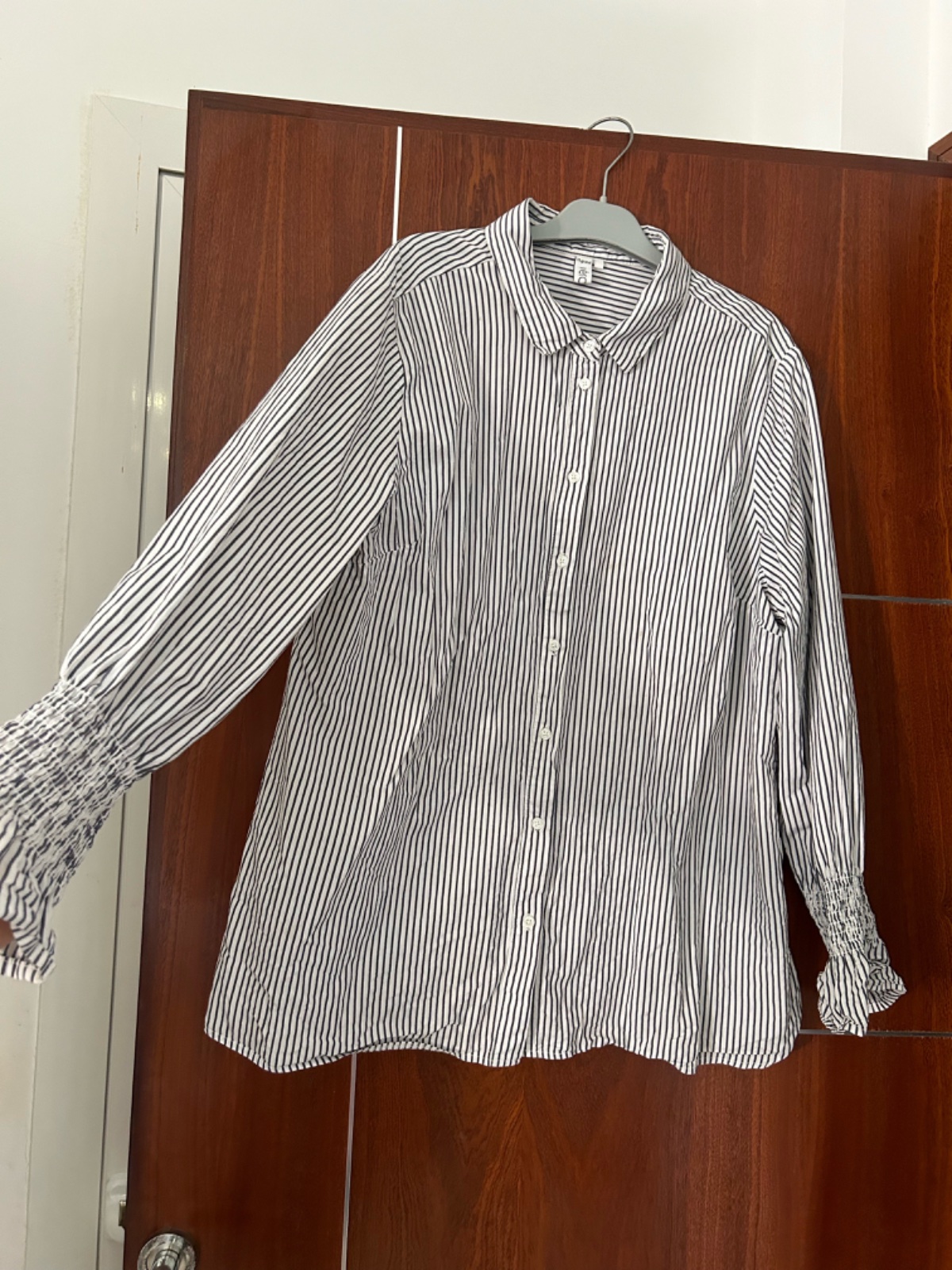 Chemise rée noir et blanc oversize