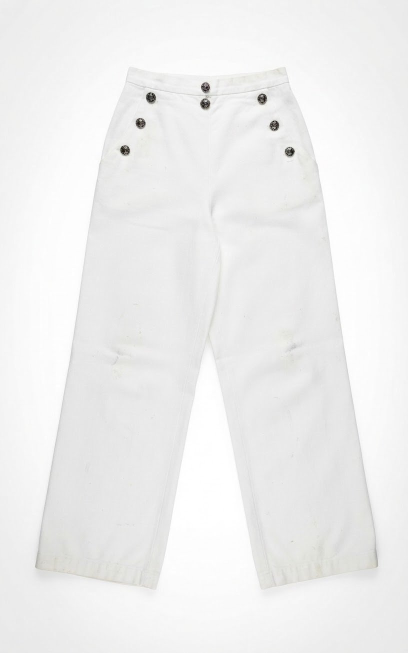 Pantalon en lin large