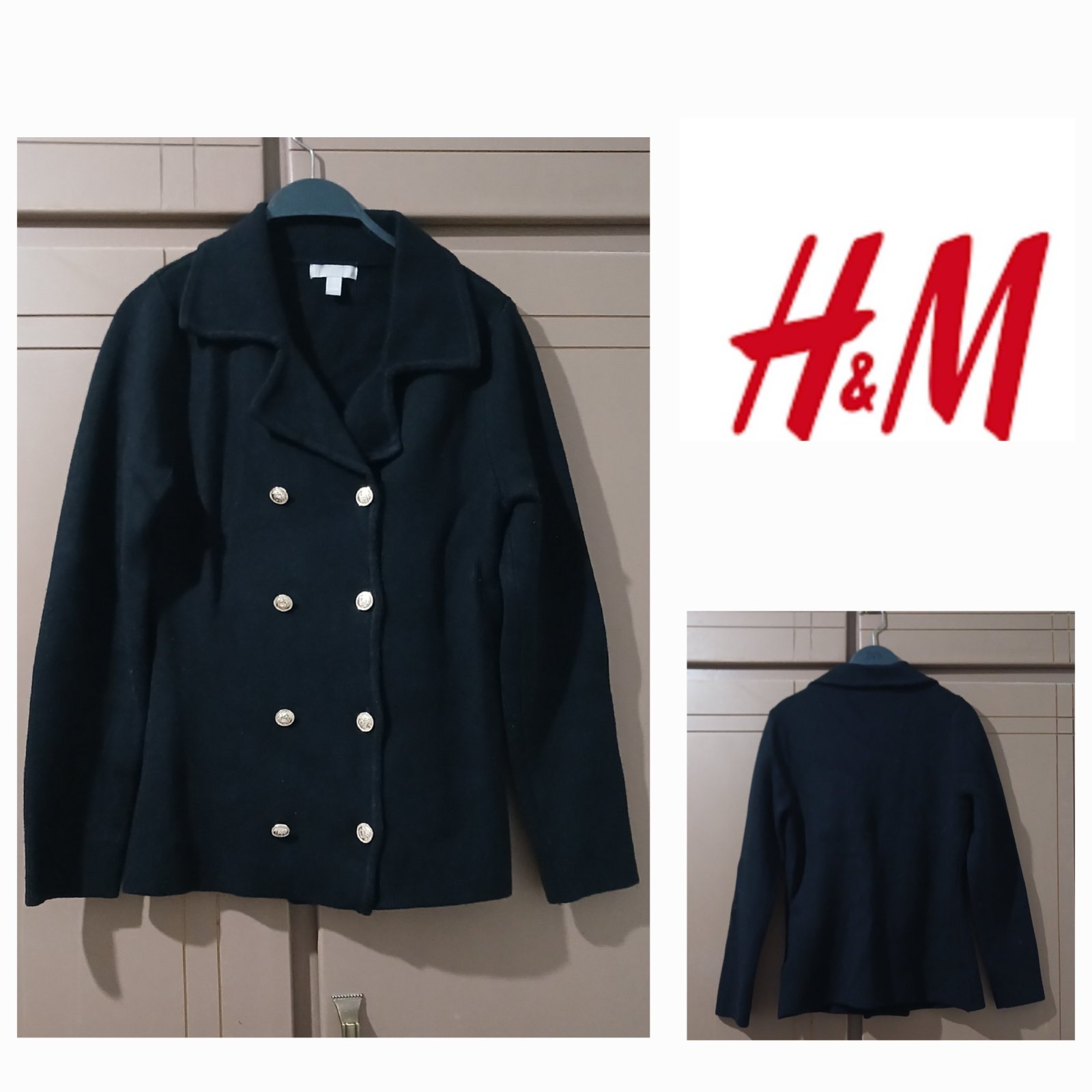 🖤 Gilet en laine noir – H&M