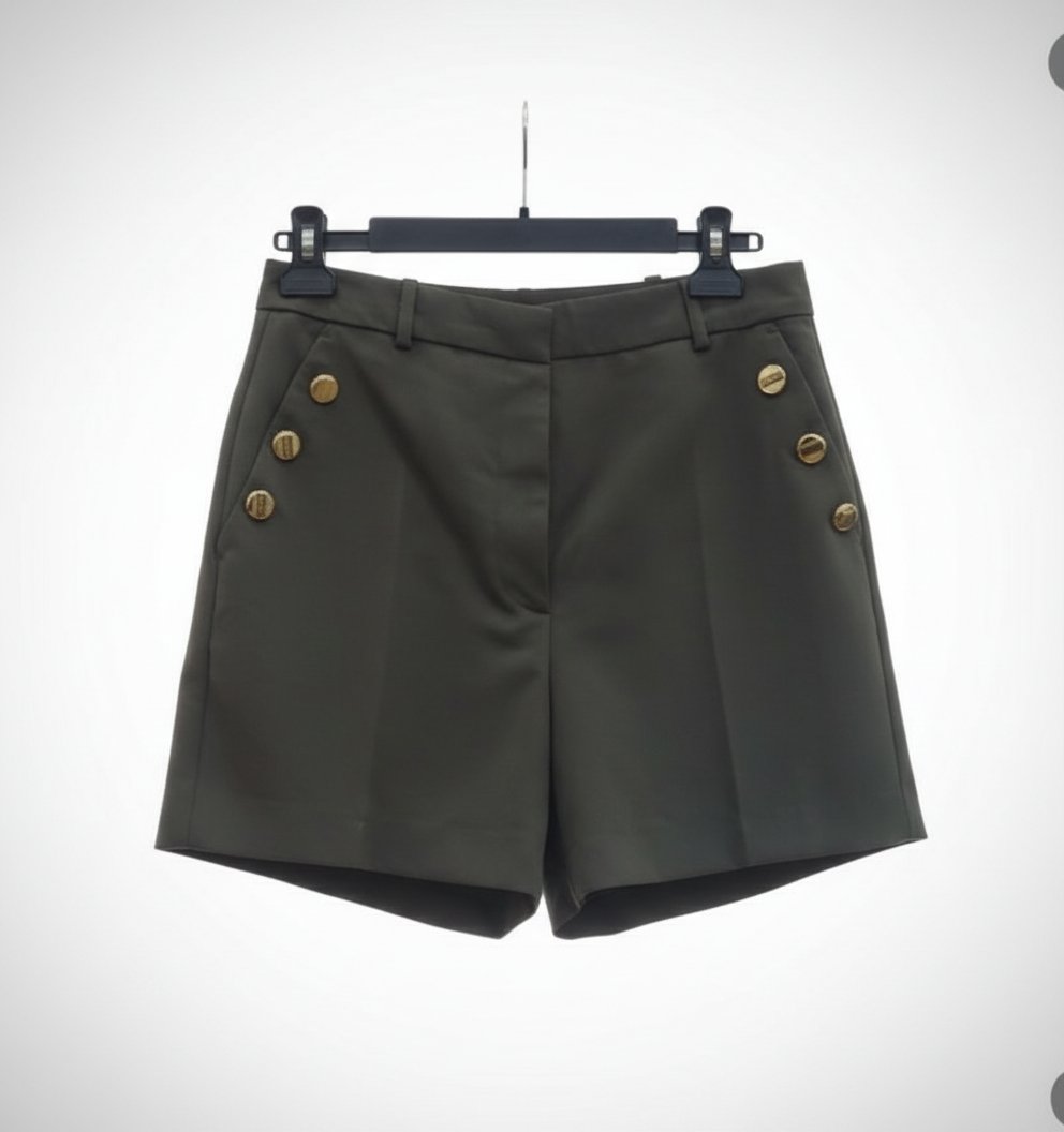 Short elegant Zara vert