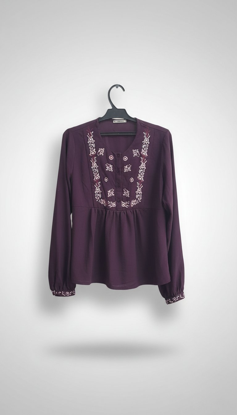 Chemise Zen brodée 