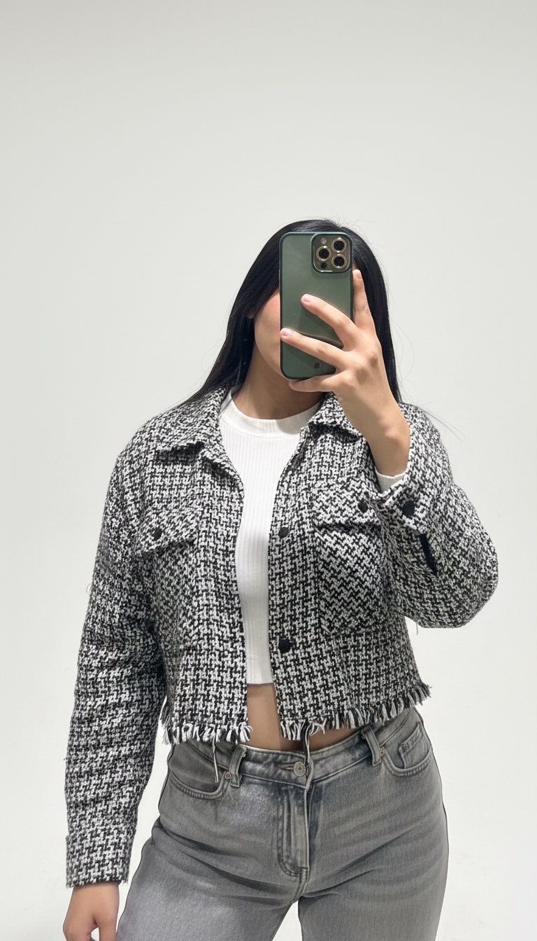 Vest noir el blanc