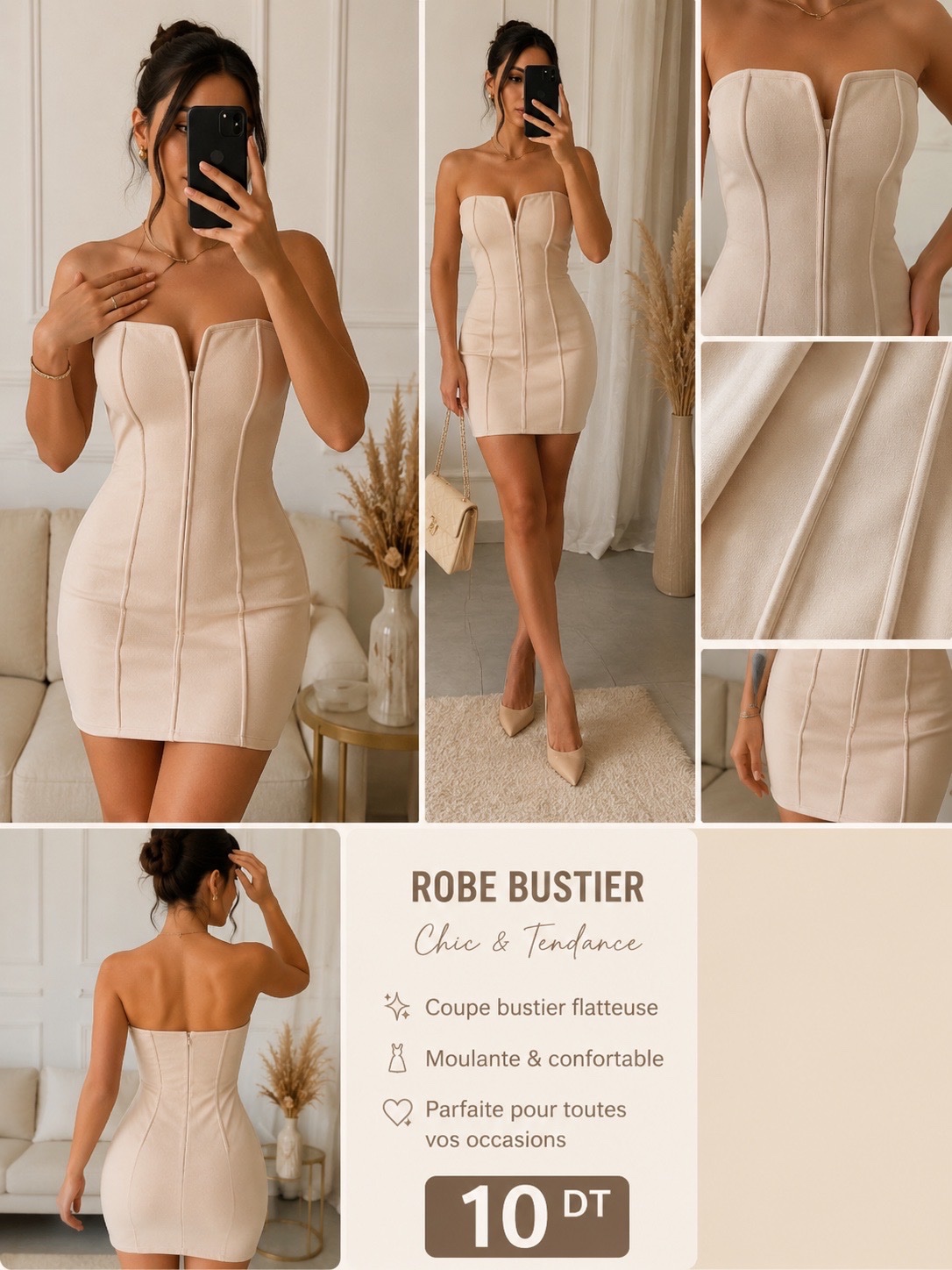 Robe bustier