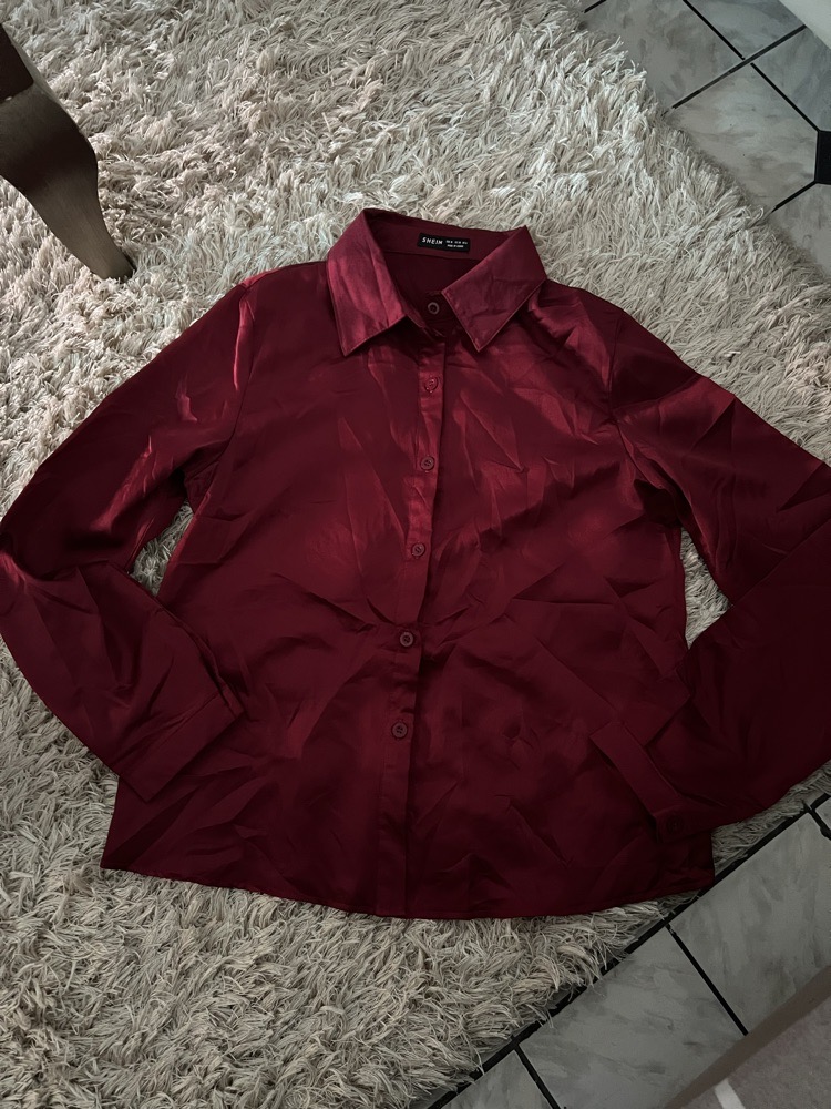 Chemise satin shein 