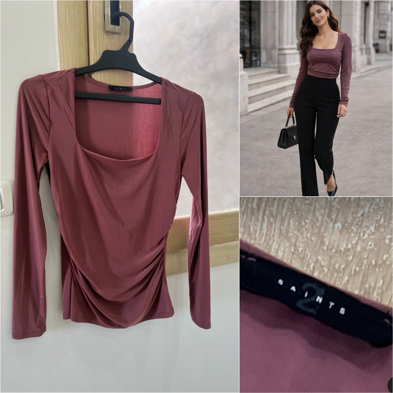 Pull coll caré