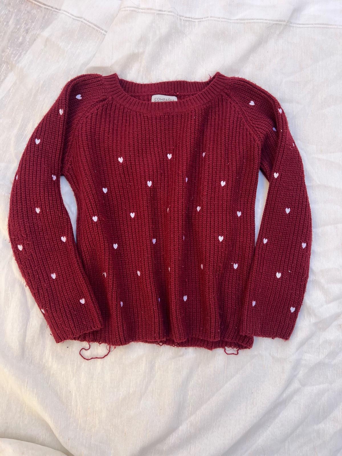 Pull rouge 