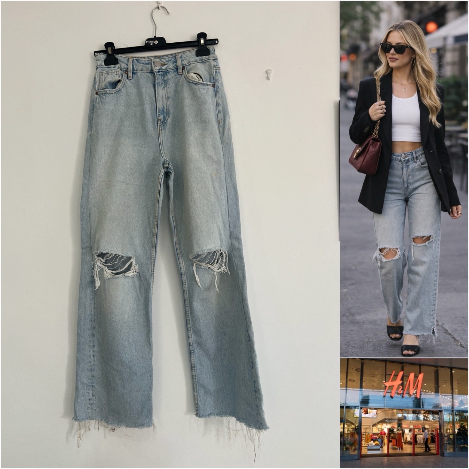 Pantalon large 