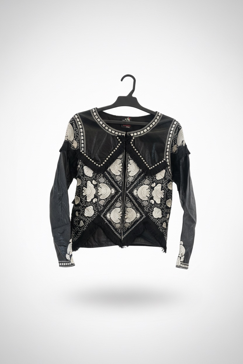 Veste cuire 
