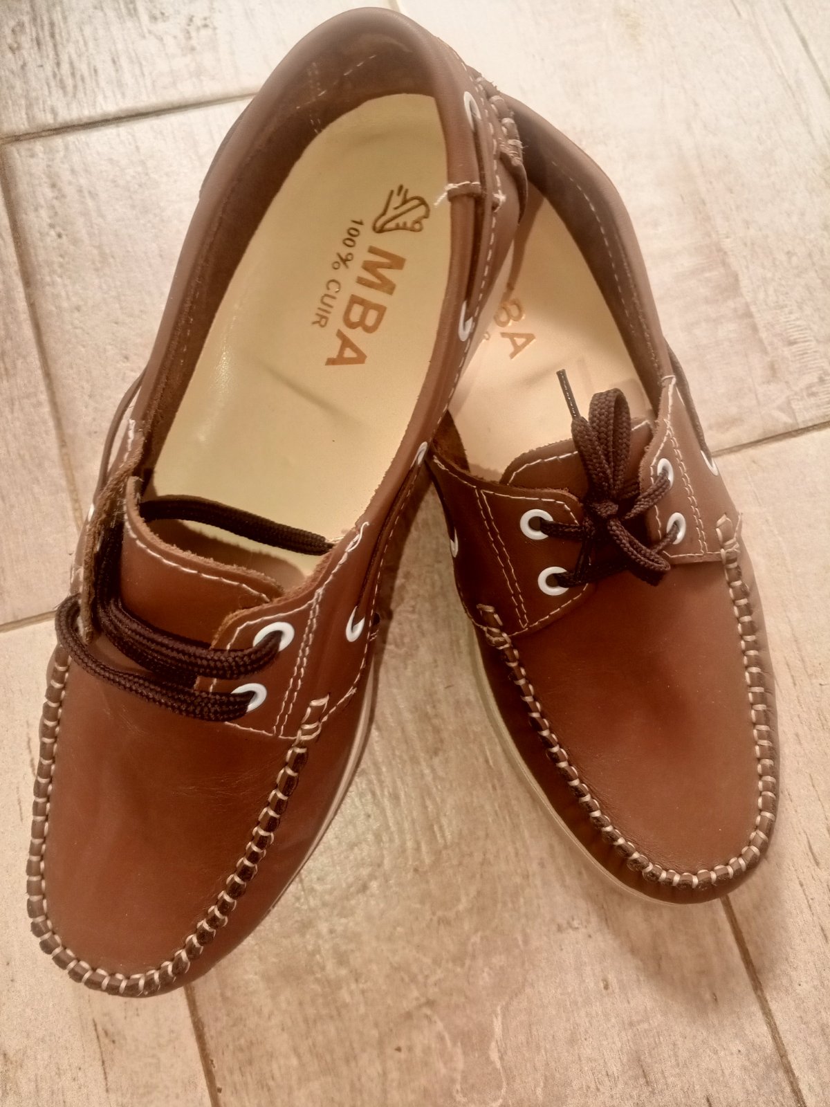 Chaussure homme en cuir 