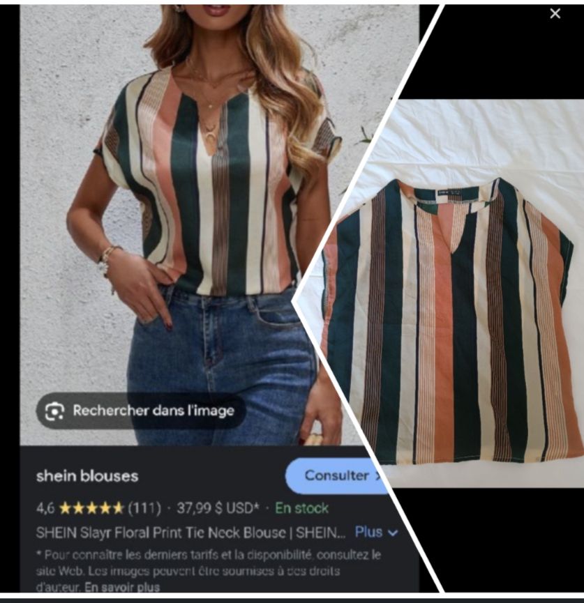 Blouse shein 