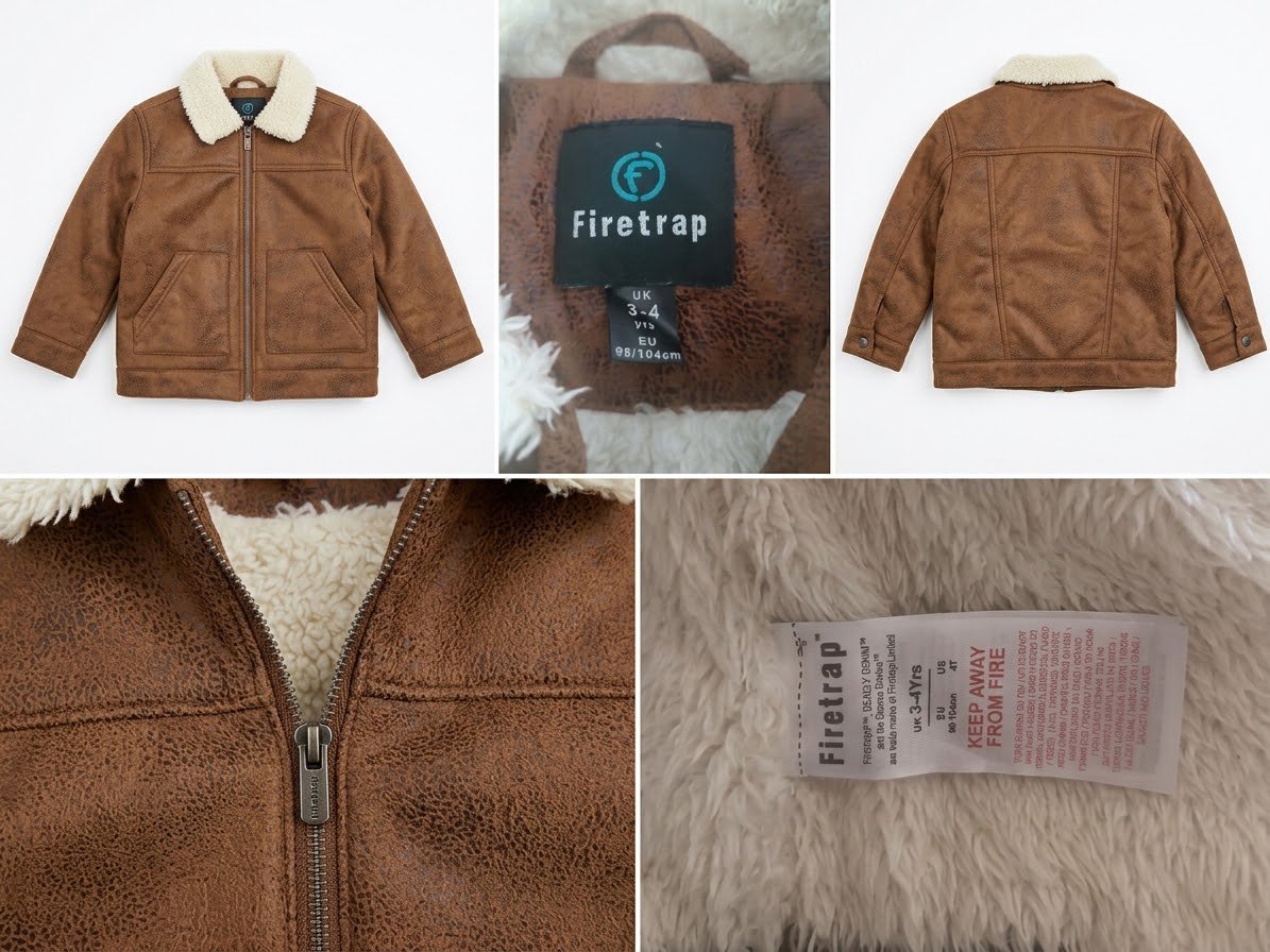 Manteau / Blouson style Aviateur pour Enfant – Firetrap