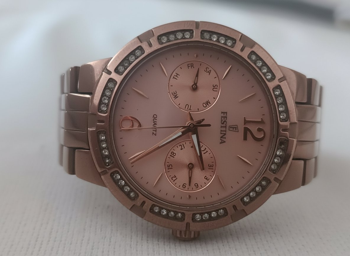 Montre Festina femme rose gold 