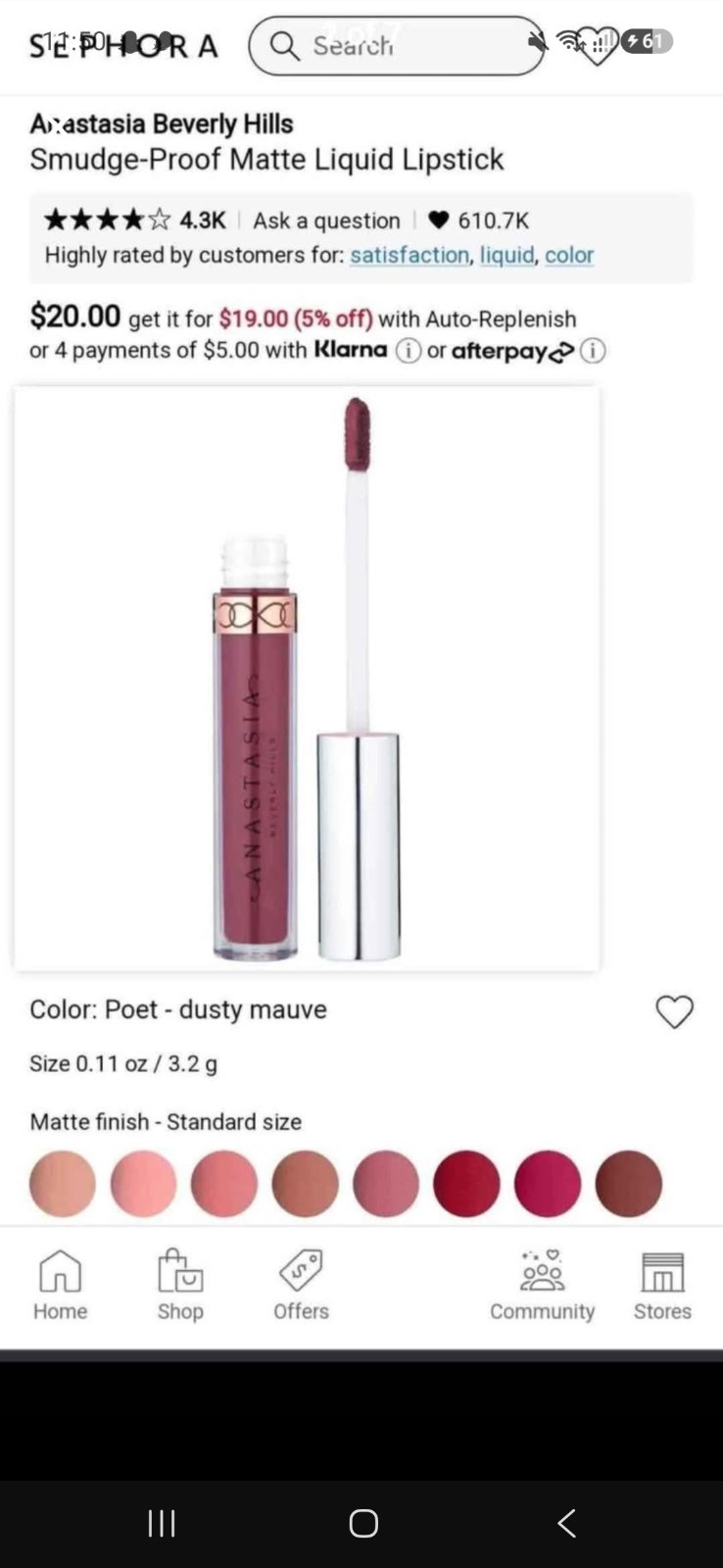 2 Anastasia Beverly hills duo lipstick matte
