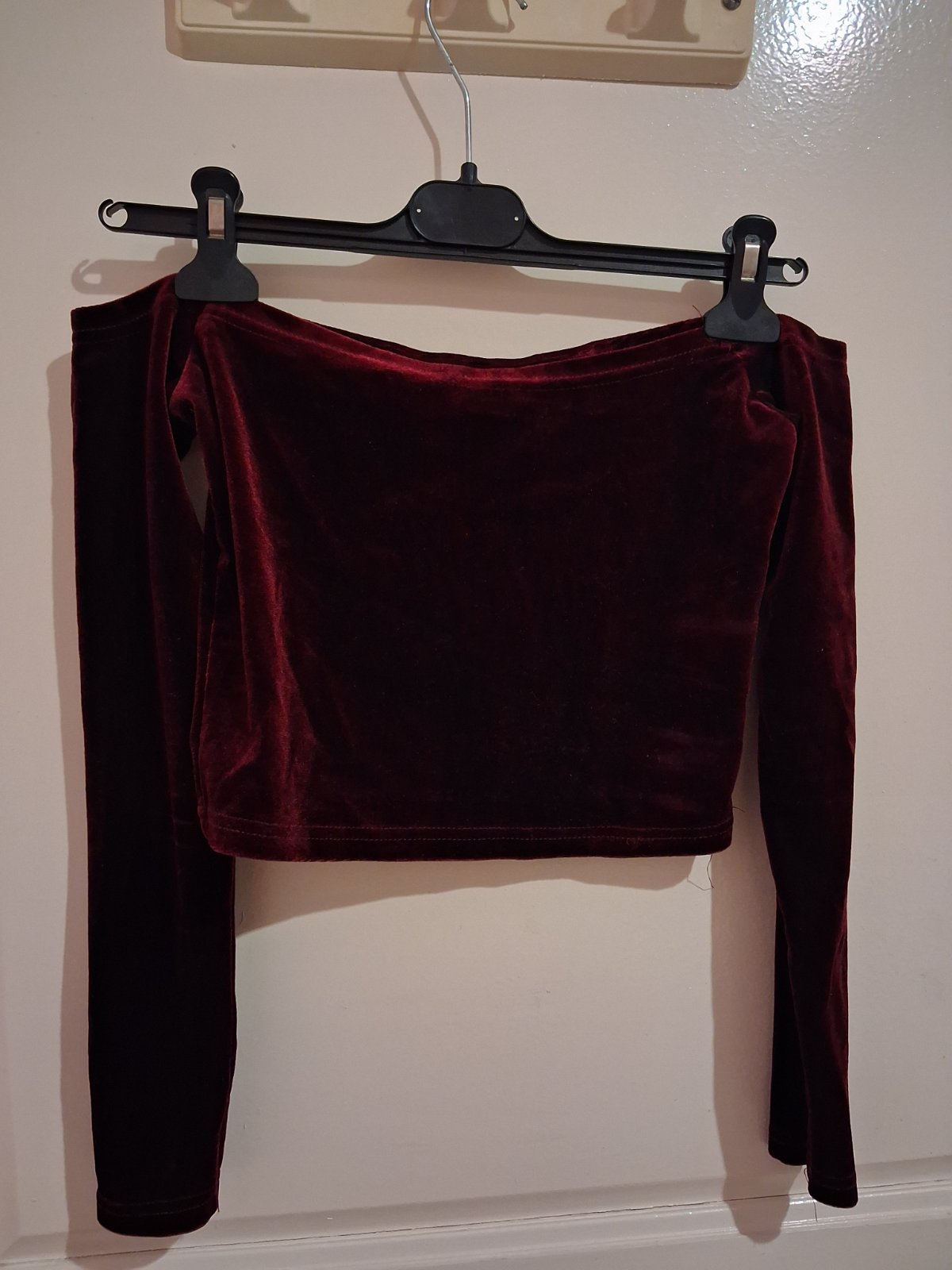 Top Bordeaux velours