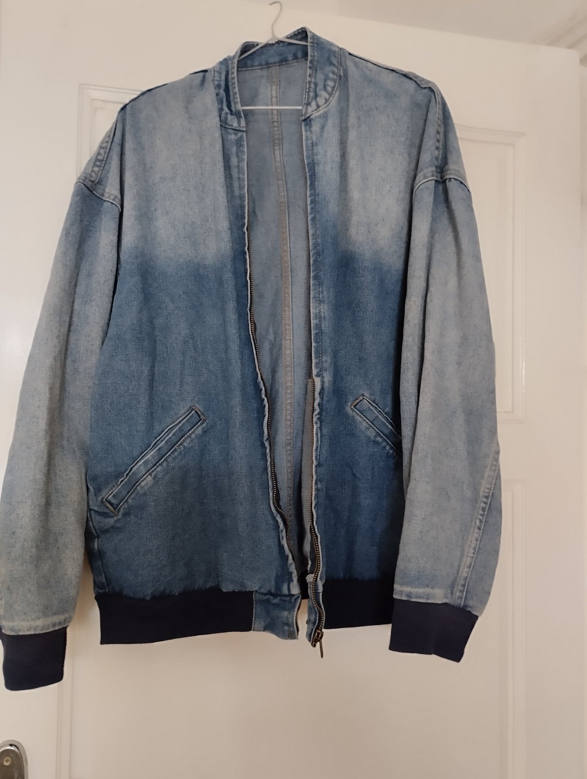 Veste jean bomber 