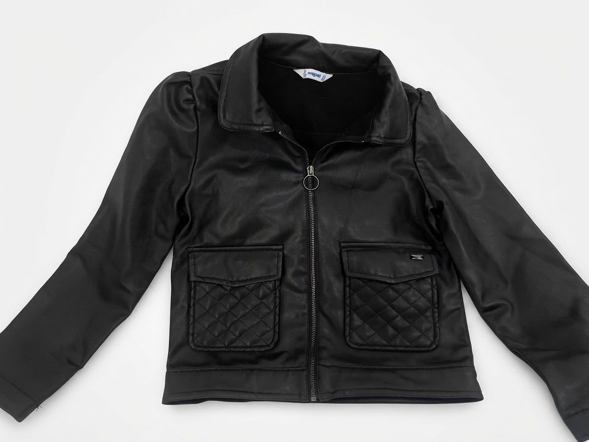 Veste semi cuir