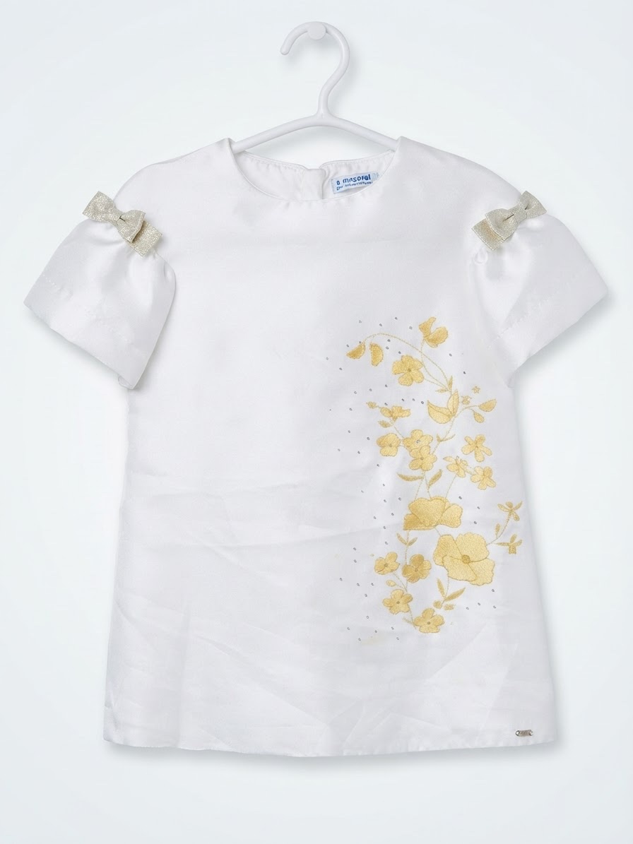 Robe effet satiné de chez mayoral