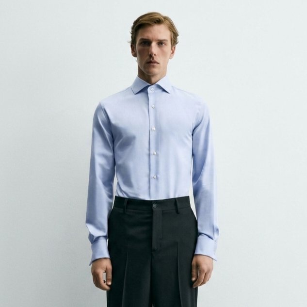 Chemise bleu ciel