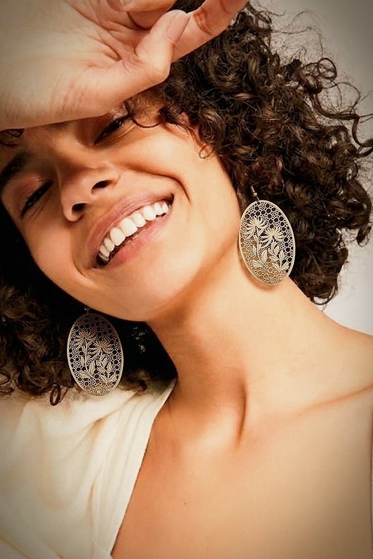 Boucle d'oreille Moa