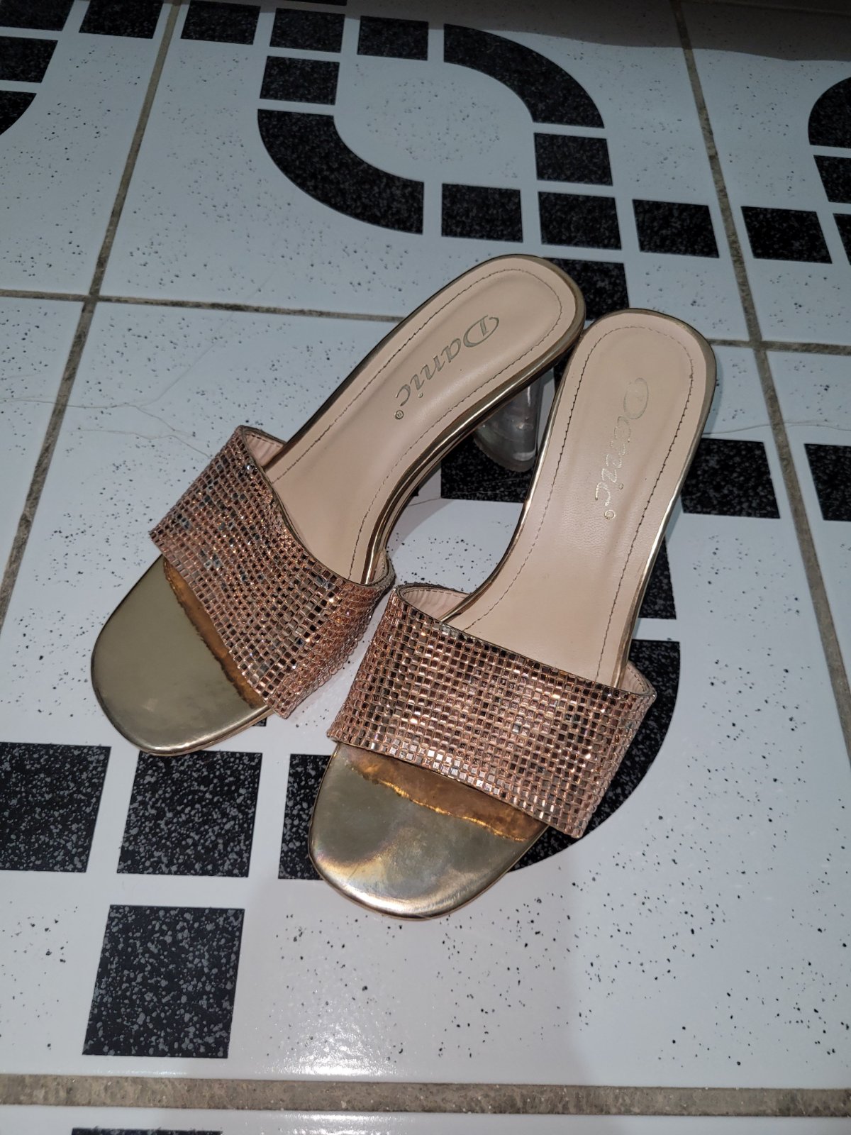 Demi talon gold rosé 