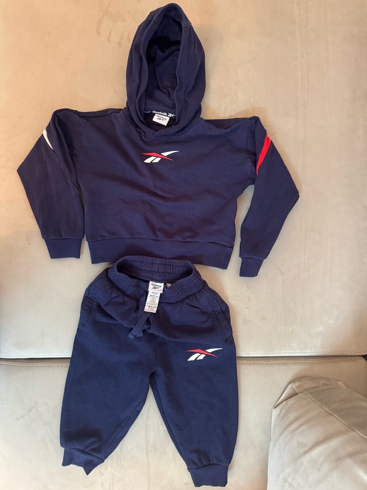 Reebook survetement 2 pieces pour bebe garçon 2/3ans