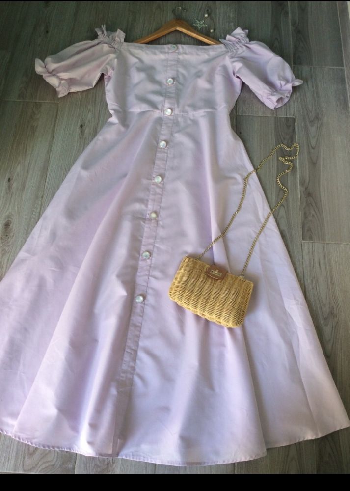 Robe fluide rose -violet