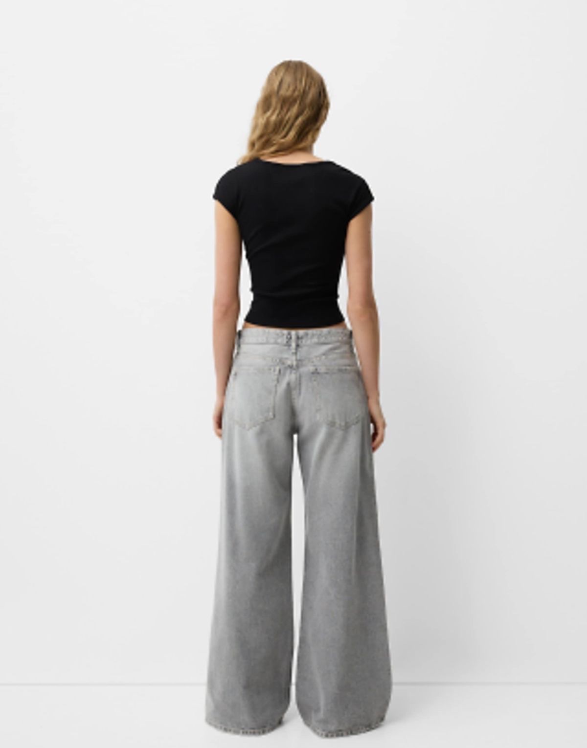 Wide leg jeans stradivarius