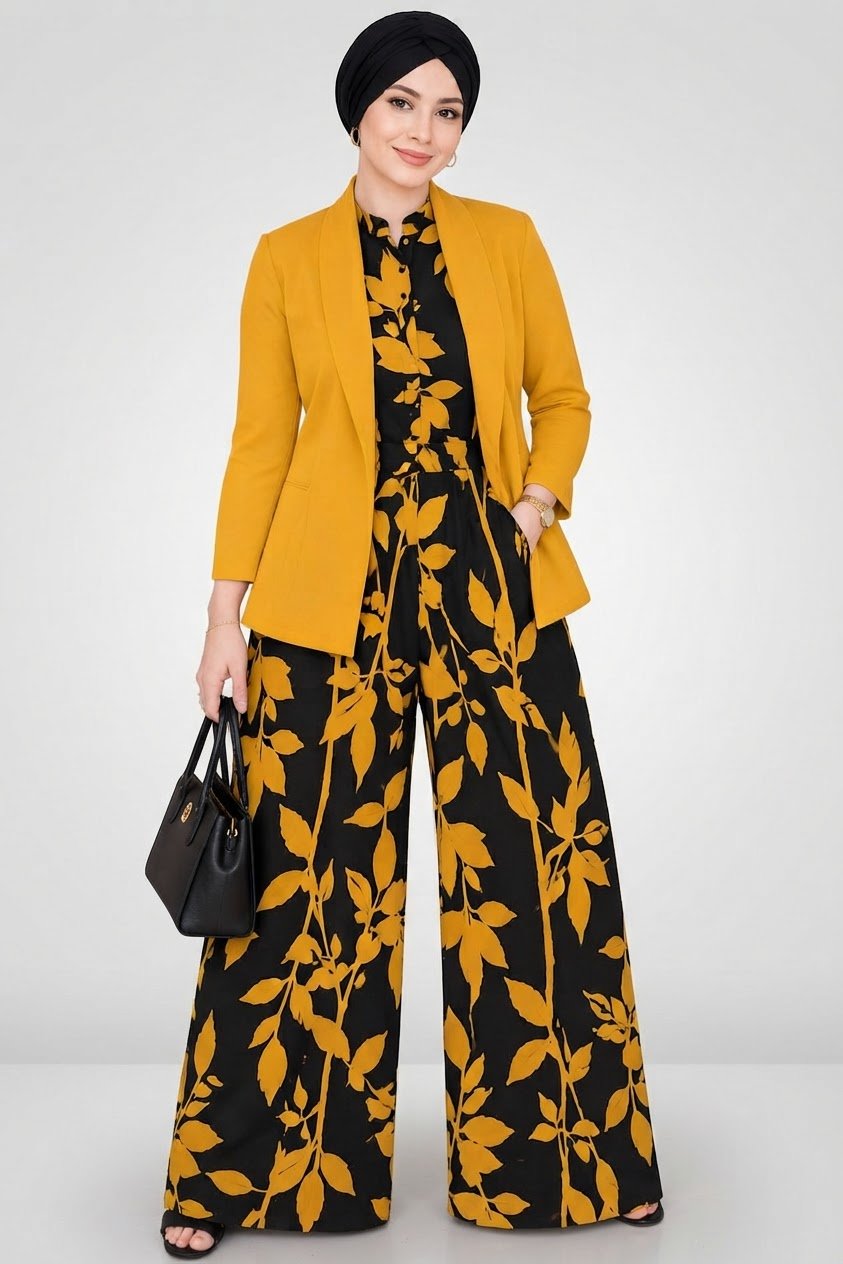 Combinaison avec blazer 