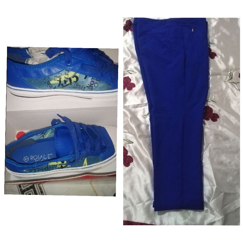 Lot pantalon + des baskets ROSACE 