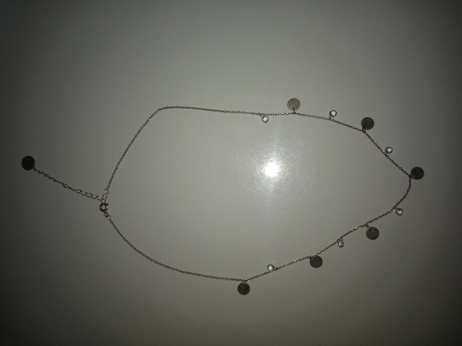 Collier avec perles argent 925