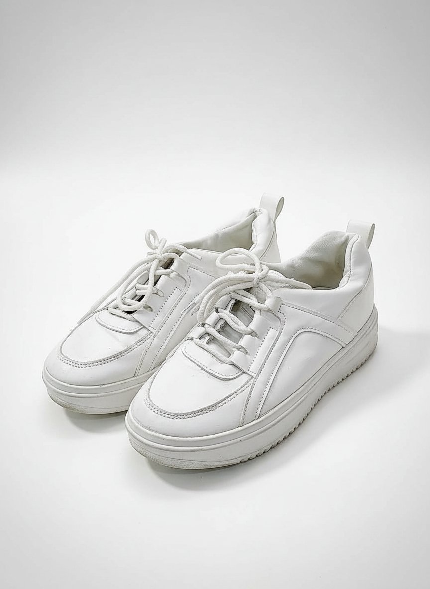 Basket blanc pour femme