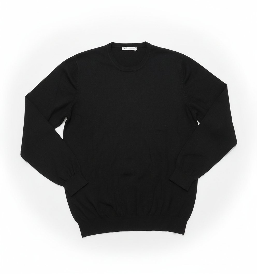 Pull leger Zara presque neuf en noir foncé 