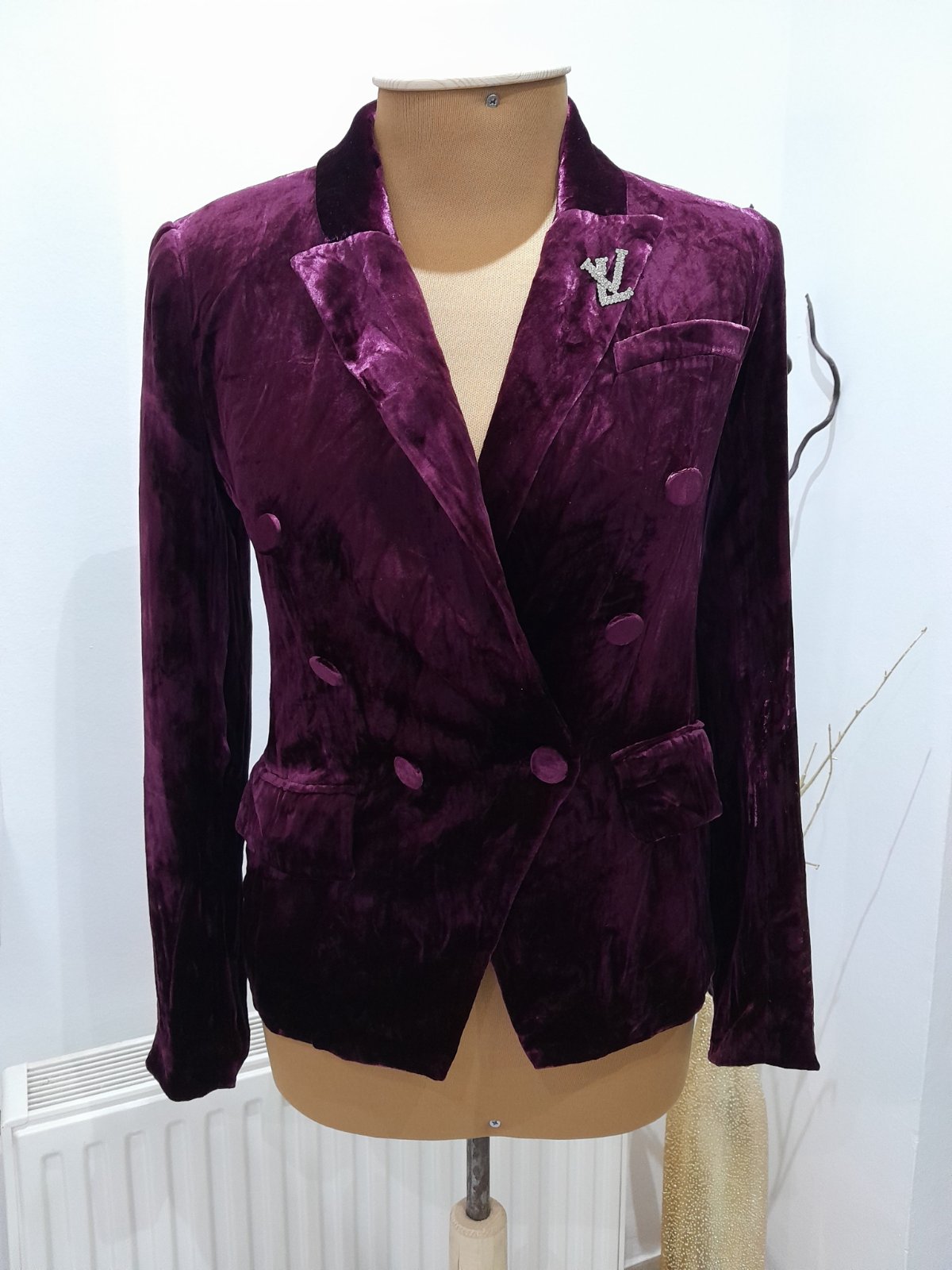 Blazer tres chic tendance burgundy 😍 
