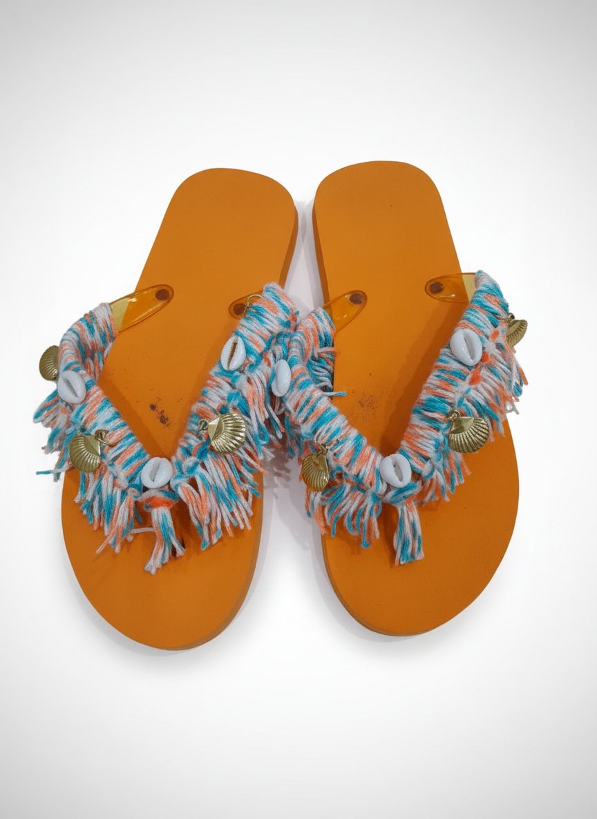 Mule plage neuf modèle exposé par commande et couleur 