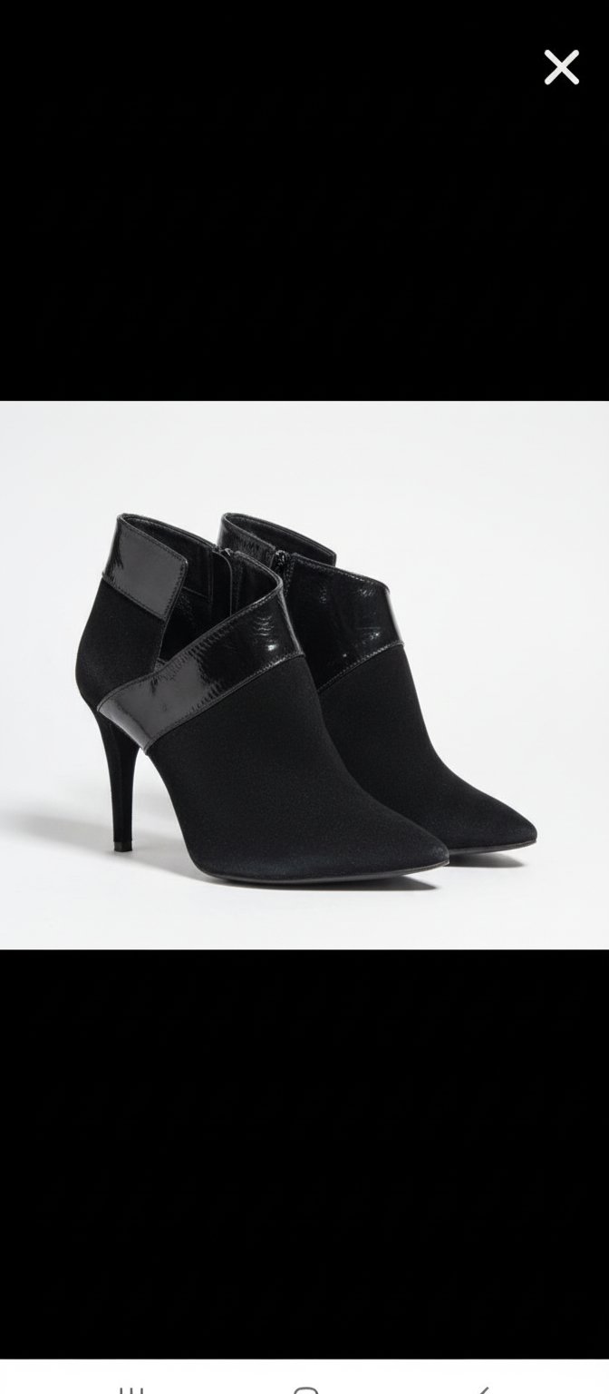 Bottines tres chic neuf jamais porté fn cuir et daim marque italienne plus un cadeau de ma part bottines neuf aussi et confortable 🎁🎁🎁