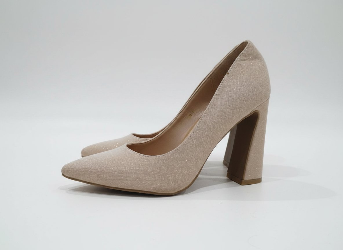 Escarpins soirée en couleur bronze neuf 